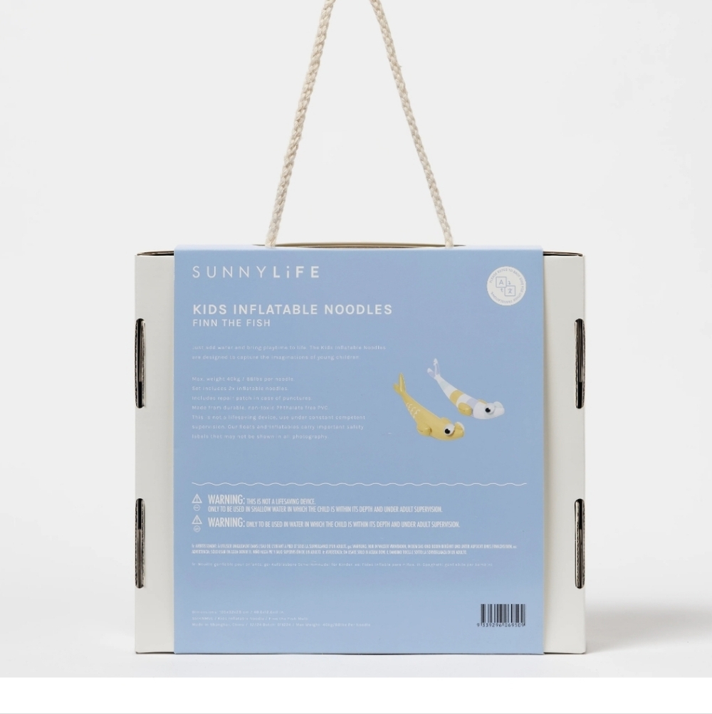 SUNNYLiFE
SUNNYLiFE Kids Inflatable Noodle Finn The Fish Multi Set of 2 - Picture 6 of 8